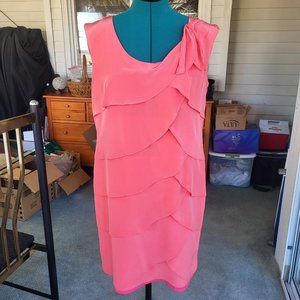 Seamline Cynthia Steffe Lined Silk Cocktail Dress